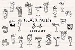 Cocktails SVG Bundle - 30 Designs Product Image 1