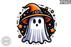 Halloween Ghost Sublimation Design - High-Quality 300 Dpi Product Image 1