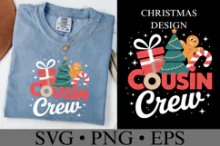 Cousin Crew Svg | Christmas svg | Shirt Svg Product Image 2