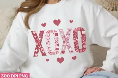 XOXO PNG, Valentine Nurse Sublimation PNG Product Image 2