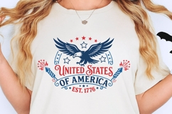 United States Of America Est. 1776 Svg, USA Eagle Svg. Product Image 2