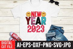 New Year 2023 Sublimation Design, New Year Sublimation Product Image 1