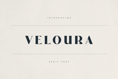 Veloura Serif Font Elegant Type Product Image 1