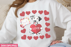 Love PNG, Valentine Dog Sublimation PNG Product Image 2