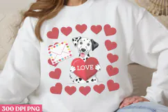 Love PNG, Valentine Dog Sublimation PNG Product Image 2