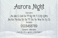 Aurora Night Font, Cute Handwritten Display Font Product Image 12