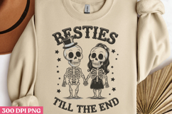 Besties till the end PNG, True Friendship Sublimation PNG Product Image 2