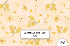 Flowers Seamless Pattern, Floral Digital Paper Product Image 1