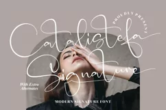 Catalistefa Signature Modern Signature Font Product Image 1