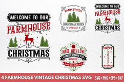 Farmhouse Vintage Christmas SVG Product Image 1