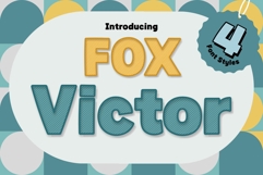 Fox Victor 4 Font Style Product Image 1