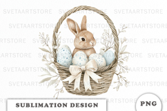 Watercolor Easter Bunny png Product Image 1