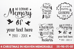 Christmas in Heaven memorable SVG Product Image 1