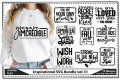 Inspirational SVG Bundle, Self Love Svg, Funny Quotes Svg Product Image 1