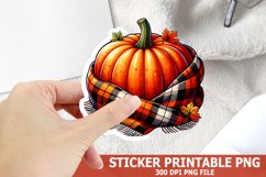 Pumpkin Howdy Sticker| Halloween Pumpkin Sticker Product Image 1