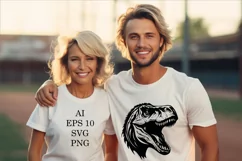 Dinosaur svg, T Rex svg, Dino svg, Rex svg, PNG EPS SVG file Product Image 2