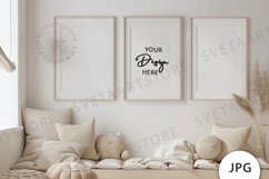 Frames Mockup, Baby Room Mockup JPG Product Image 1