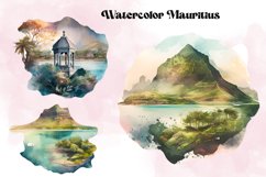 Watercolor Mauritius Product Image 1