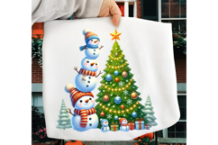 Cute Christmas Snowman PNG, Funny Christmas Snowman PNG Product Image 1