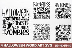 Halloween Word Art SVG Product Image 1