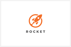 Rocket Launch Logo Design Vector Illustration Product Image 1