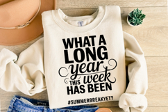 What a long year svg | Summer Svg | Shirt Svg Product Image 2