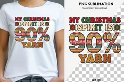 Christmas crochet png design for T-shirts Product Image 1