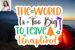 Camping Sticker SVG Bundle Product Image 15