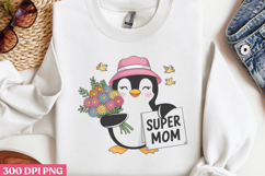 Super mom PNG, Cute Animals Mothers Day Clipart PNG Product Image 2