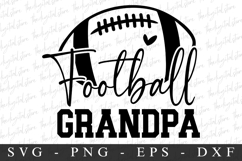Football Grandpa SVG | SVG Cut files | Cricut Product Image 1