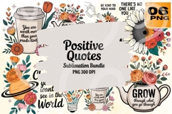 Positive Quotes PNG Bundle 6 Product Image 1