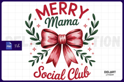 Merry Mama Social Club PNG Design Product Image 1