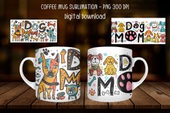 Dog Mum Mug Wrap Dog Lovers Mug Wrap Sublimation Product Image 1