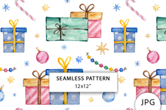 Christmas Seamless Pattern, Digital Paper Product Image 1