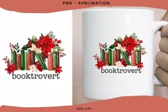 Christmas Booktrovert for Teacher Gift & Book Lovers Product Image 2