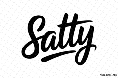 Salty svg | Summer Svg | Svg Cut Files Product Image 1