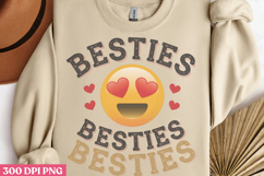 Besties besties besties PNG, True Friendship Sublimation PNG Product Image 2
