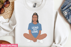 Empowering Black Girl Clipart PNG Product Image 2