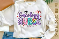 Oncology Nurse PNG, Cancer Care Nurse Sublimation Design Product Image 1