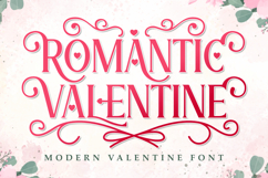 Romantic Valentine - Beautiful Valentine Font Product Image 1