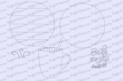 Baby it's Cold outside Sign SVG | Hot Cocoa Christmas Sign Product Image 2