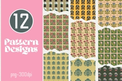 Boho Floral &amp; Geometric Patterns Product Image 1