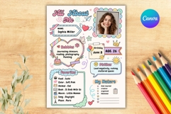 All About Me Canva Template Product Image 1