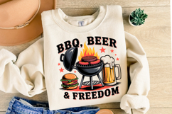 BBQ Beer &amp; Freedom svg | Svg Files for Cricut | Shirt Svg Product Image 2