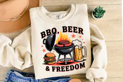 BBQ Beer & Freedom svg | Svg Files for Cricut | Shirt Svg Product Image 2