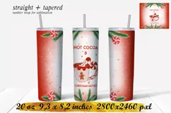Cocoa Tumbler Sublimation,Skinny tumbler wrap design Product Image 1