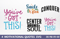 Motivational Quotes Designs SVG Product Image 1