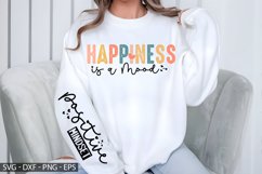 Happiness Is A Mood Sleeve - Sleeve Design, T-Shirt Design Product Image 2