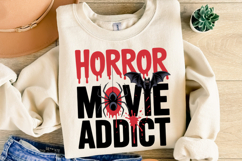 Horror Movie Addict SVG | Halloween Svg | Shirt Svg Product Image 2