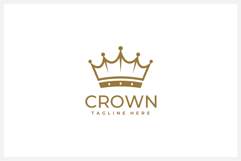 Crown Logo Design Vector Illustration Product Image 1